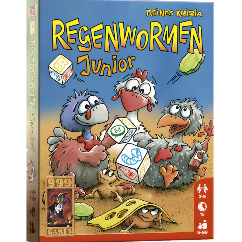 Regenwormen Junior dobbelspel*999 Games Hot