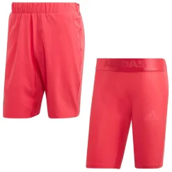2 in 1 HEAT.RDY tennisshort heren power pink*adidas