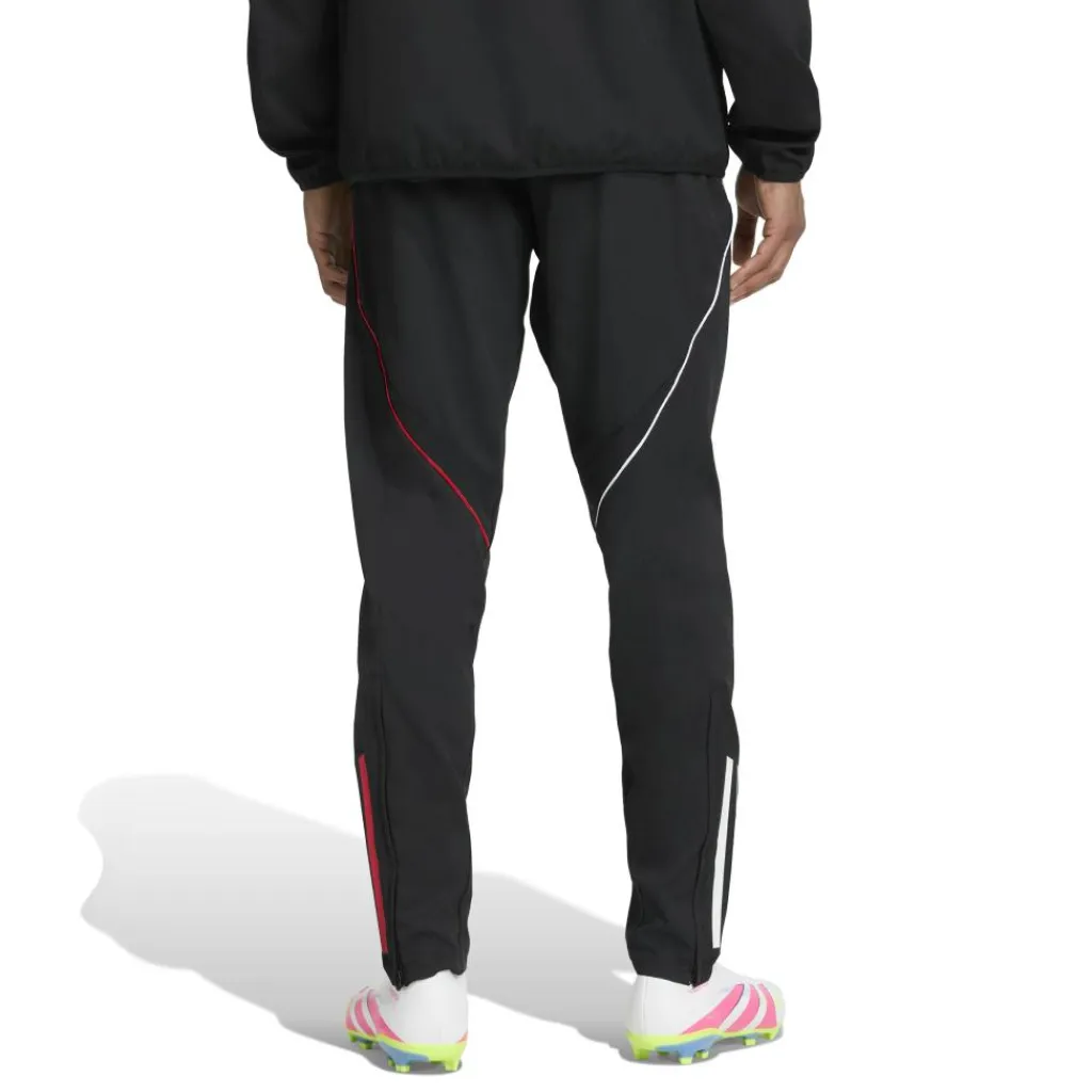 Ajax Tiro 25 Pre-match trainingsbroek heren black white bold red*adidas Sale