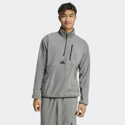 City Escape Polar fleece sweater heren grey four*adidas Discount