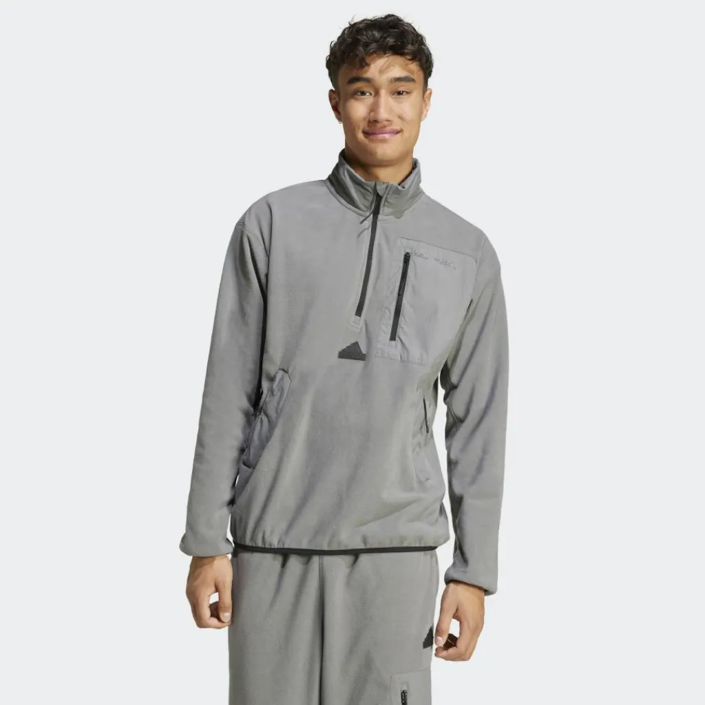 City Escape Polar fleece sweater heren grey four*adidas Discount