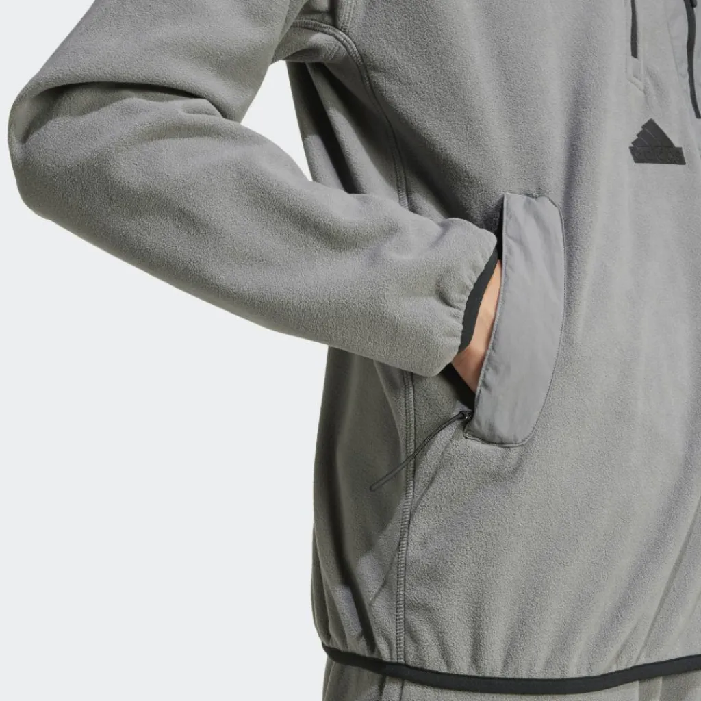 City Escape Polar fleece sweater heren grey four*adidas Discount