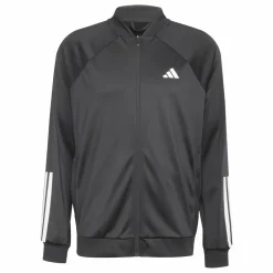 Club 3-stripes knitted trainingsjack heren black*adidas Hot