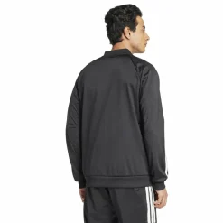 Club 3-stripes knitted trainingsjack heren black*adidas Hot