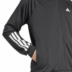 Club 3-stripes knitted trainingsjack heren black*adidas Hot