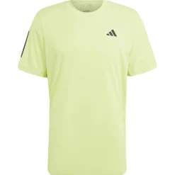 Club 3-Stripes tennisshirt heren pulse lime*adidas Best