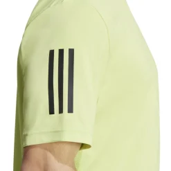 Club 3-Stripes tennisshirt heren pulse lime*adidas Best