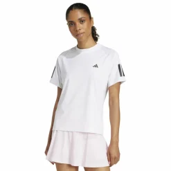 Club 3-stripes tennisshirt dames white*adidas Sale