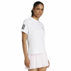 Club 3-stripes tennisshirt dames white*adidas Sale