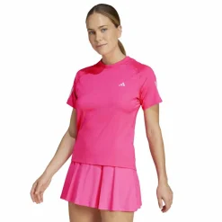 Club 3-stripes tennisshirt dames lucid pink*adidas Clearance