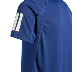 Club 3-Stripes tennisshirt junior dark blue*adidas Best