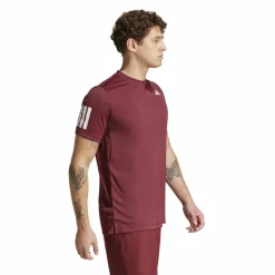 Club 3-stripes tennisshirt heren shadow red*adidas Hot