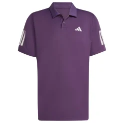Club 3-Stripes tennispolo heren aurora plum*adidas Outlet