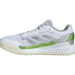 Courtquick padelschoenen dames cloud white silver metallic lucid lemon*adidas Online