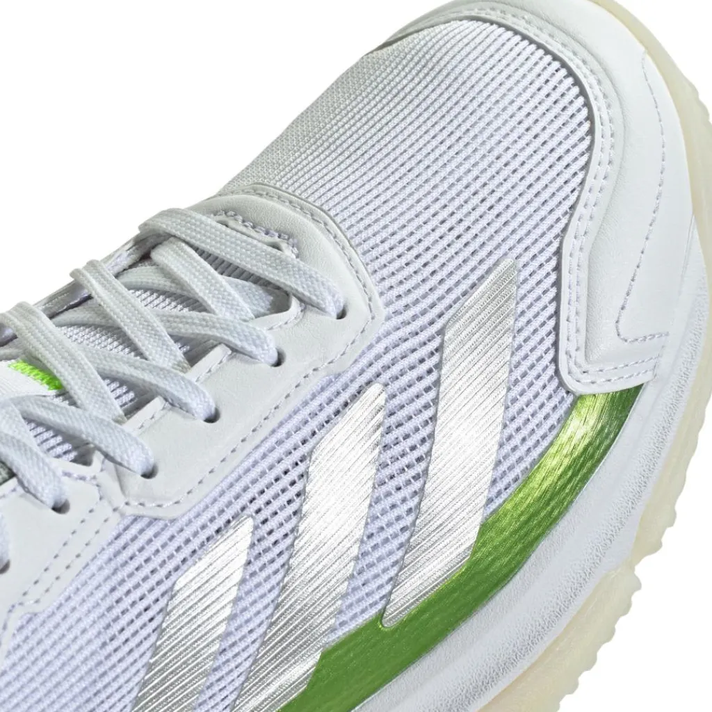 Courtquick padelschoenen dames cloud white silver metallic lucid lemon*adidas Online