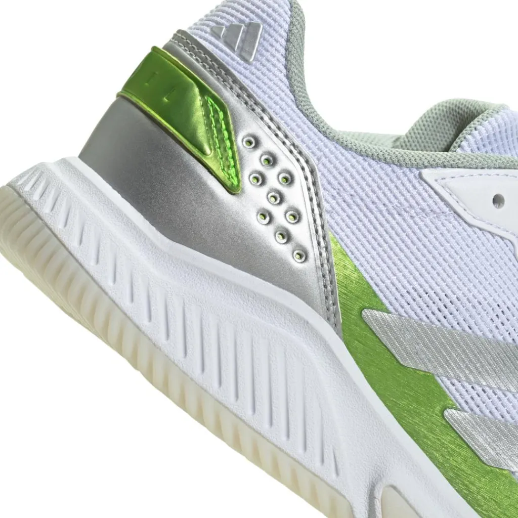 Courtquick padelschoenen dames cloud white silver metallic lucid lemon*adidas Online