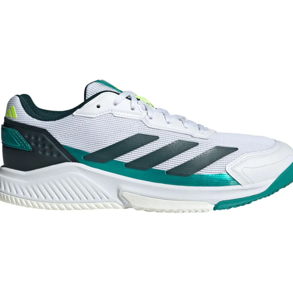 Courtquick padelschoenen heren cloud white cloud white aurora ivy*adidas Sale