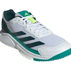 Courtquick padelschoenen heren cloud white cloud white aurora ivy*adidas Sale