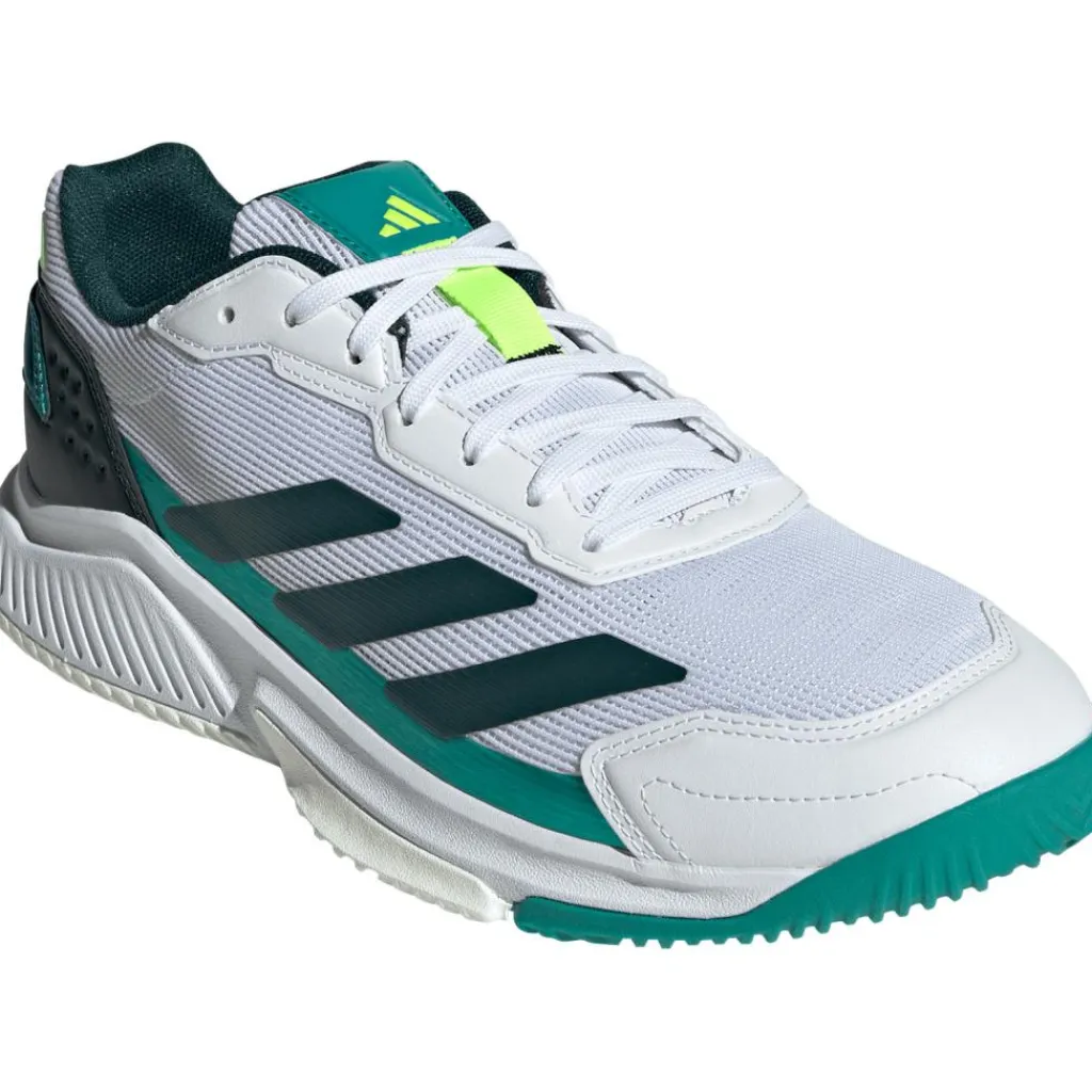 Courtquick padelschoenen heren cloud white cloud white aurora ivy*adidas Sale