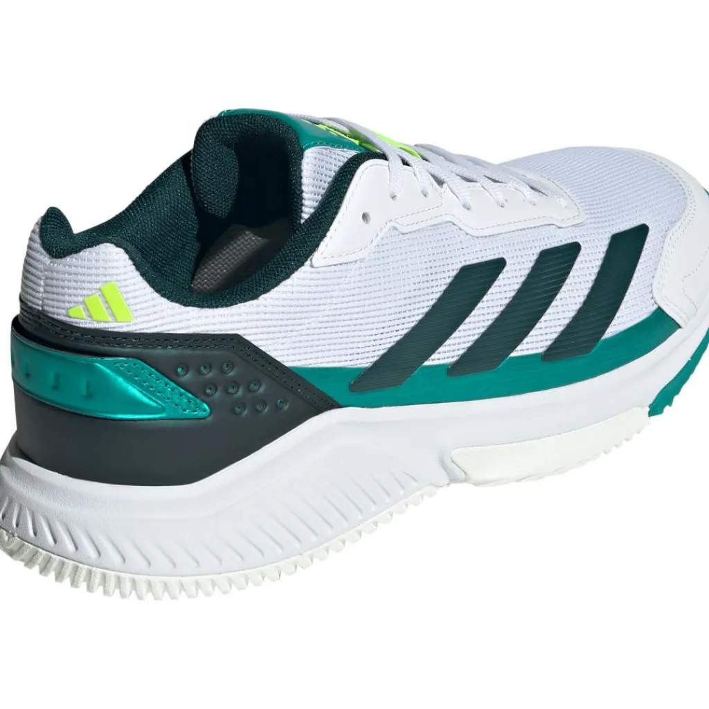 Courtquick padelschoenen heren cloud white cloud white aurora ivy*adidas Sale