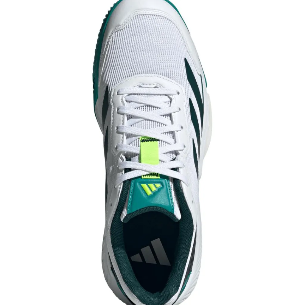 Courtquick padelschoenen heren cloud white cloud white aurora ivy*adidas Sale