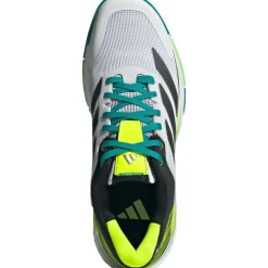 Crazyquick Boost padelschoenen heren cloud white core black lime burst*adidas Outlet