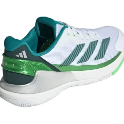 Crazyquick padelschoenen heren cloud white aurora ivy lime burst*adidas New