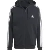 Essential Fleece 3-Stripes vest heren black*adidas Best