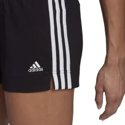 Essential Slim 3-Stripes short dames black white*adidas Sale