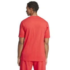 Essentials Big Logo shirt heren pure ruby black*adidas New