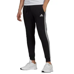 Essentials Fleece 3-Stripes joggingbroek heren black*adidas Online