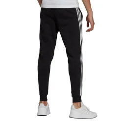 Essentials Fleece 3-Stripes joggingbroek heren black*adidas Online