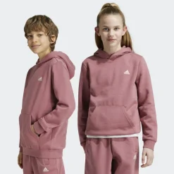 Essentials Small Logo fleece hoodie junior preloved crimson*adidas Hot