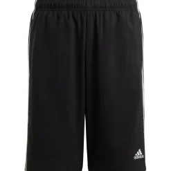 Essentials 3-Stripes Woven short junior black white*adidas Discount
