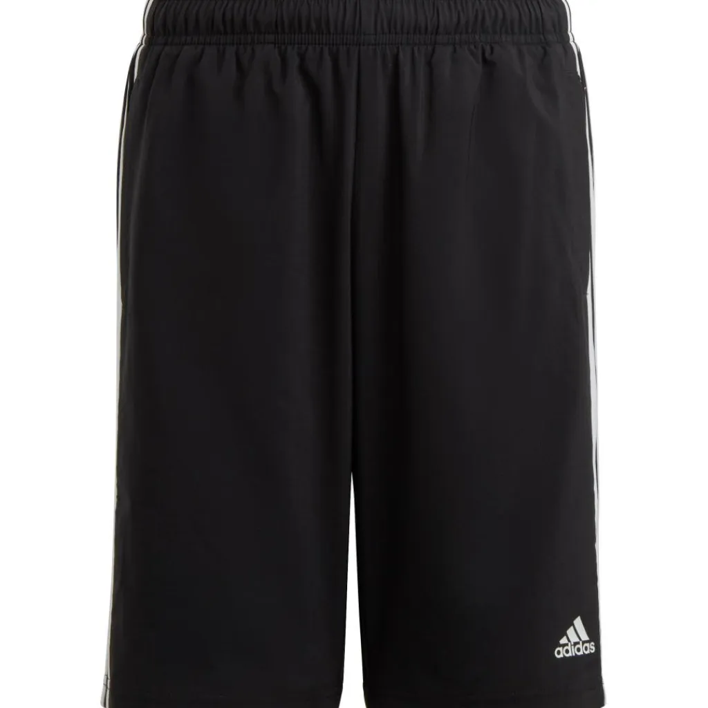 Essentials 3-Stripes Woven short junior black white*adidas Discount