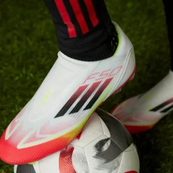 F50 League FG MG voetbalschoenen heren cloud white core black solar yellow*adidas Outlet