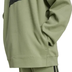 Future Icons Logo hoodie junior tent green black*adidas