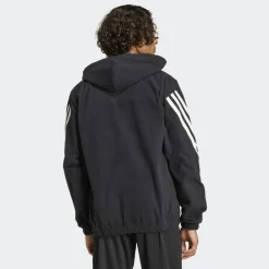 Future Icons 3-Stripes Polar fleece trainingsjack black*adidas Clearance