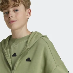 Future Icons 3-Stripes trainingsjack junior tent green black*adidas Hot