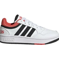 Hoops 3.0 schoenen junior cloud white core black bright red*adidas New