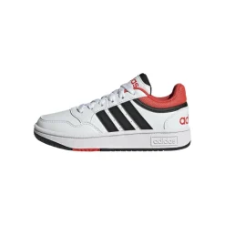Hoops 3.0 schoenen junior cloud white core black bright red*adidas New