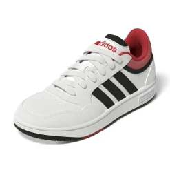 Hoops 3.0 schoenen junior cloud white core black bright red*adidas New