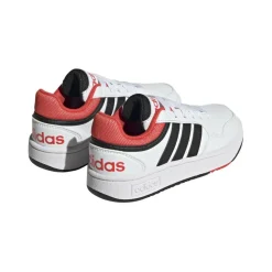 Hoops 3.0 schoenen junior cloud white core black bright red*adidas New