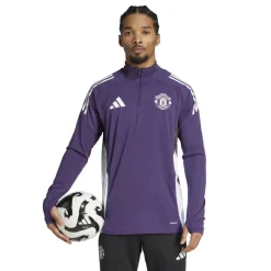 Manchester United Tiro 25 Competition trainingsshirt heren aurora plum*adidas New