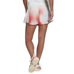 Mel Match tennisrokje dames white black vivid red*adidas Hot