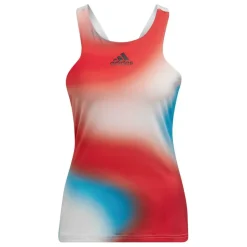 Mel Y tennis tanktop dames white vived red sky rush*adidas