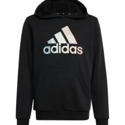 Metallic Print hoodie junior black*adidas Discount