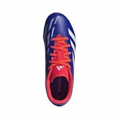 Predator League FG voetbalschoenen junior lucid blue cloud white solar red*adidas Online