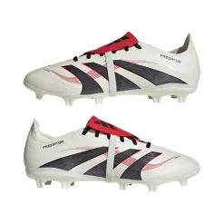 Predator League FG MG voetbalschoenen off white core black pure ruby*adidas