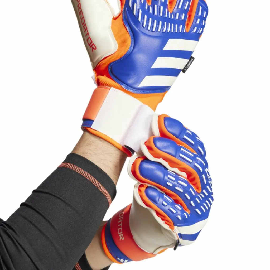 Predator Match Fingersave keepershandschoenen lucid blue solar red white*adidas Hot
